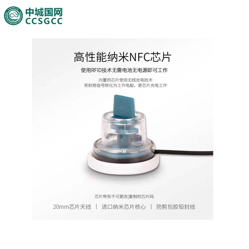 中城国网ZC-20E 超高频RFID防剪电子仪表封 10个/盒（计量单位：盒）